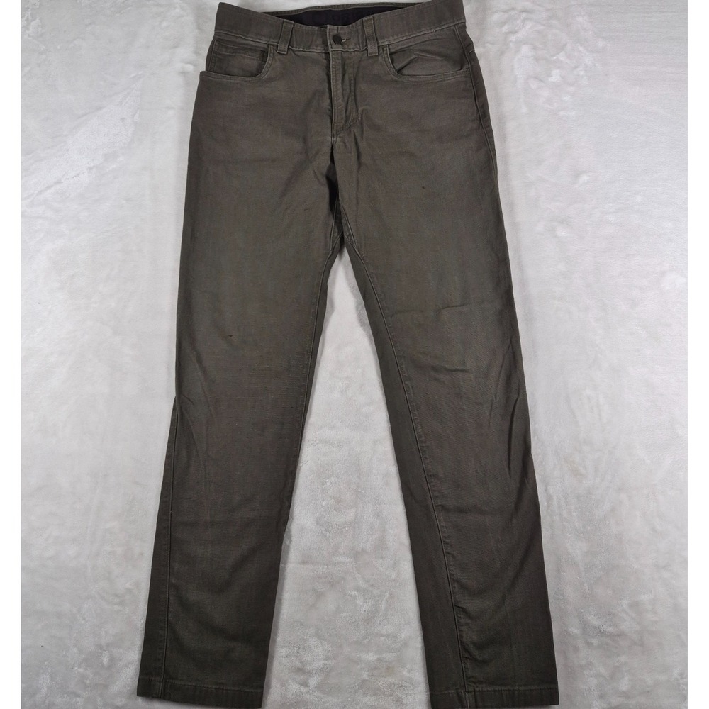 Origin Maine Pants Men's 32x34 Brown Straight Durable Stretch Work Made In USA